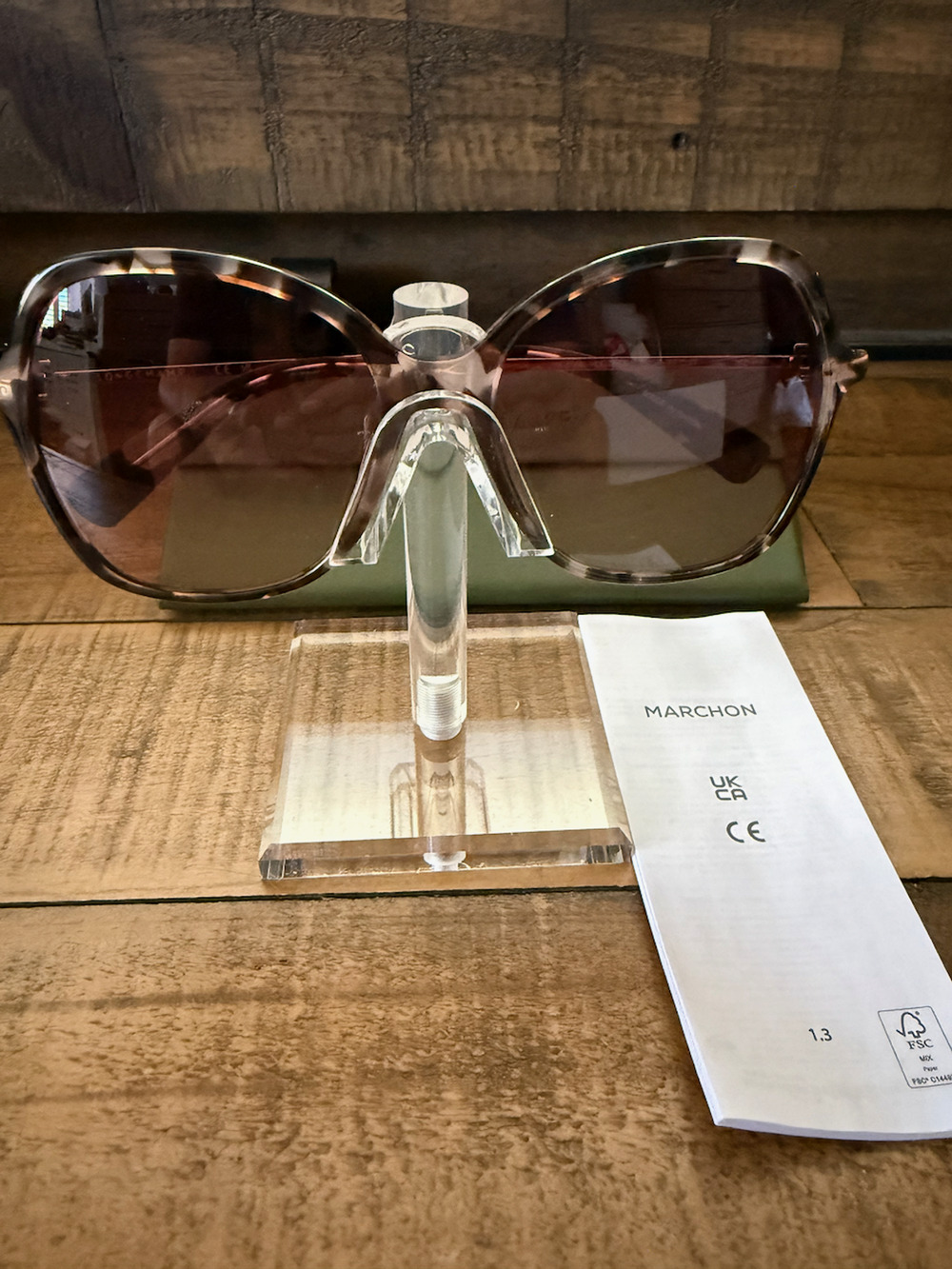 Longchamp LO705S 690 Oversized Butterfly Brown Tortoise Sunglasses Women's NEW